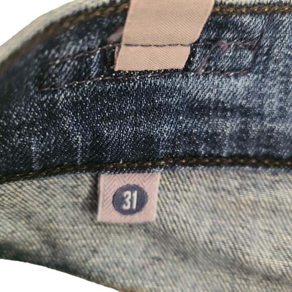 Citizens of Humanity 5” Blue Skyler Denim Shorts Jean Anthropologie Size 31 - Picture 10 of 10